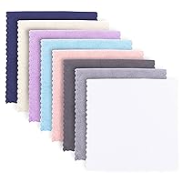 Super Soft Burp Cloths 8 Pack - Thick - Extra Absorbent - Perfect Size Large 20