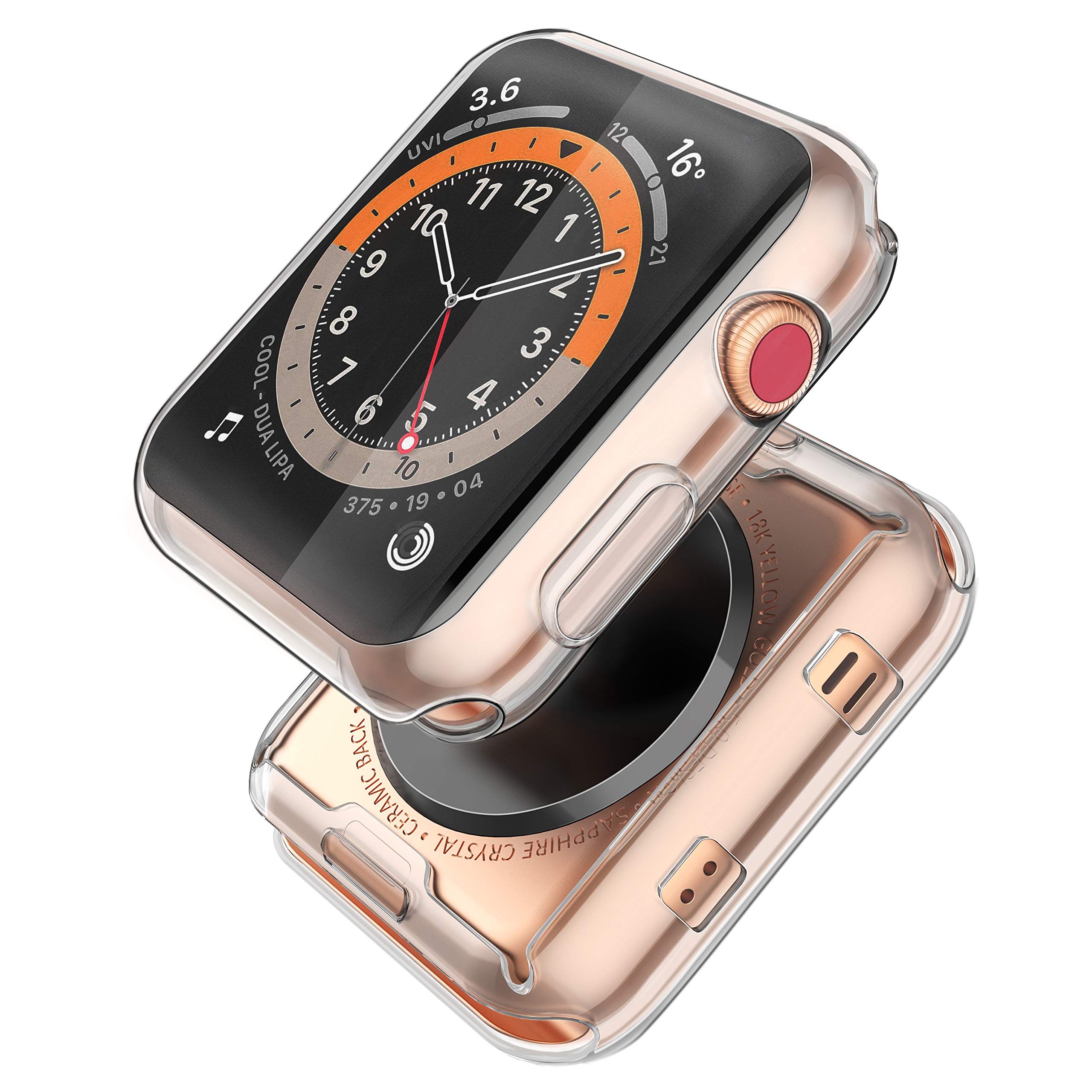 Mua Julk Series 38mm Case for Apple Watch Screen Protector, iWatch  Overall Protective Case TPU HD Clear Ultra-Thin Cover for Apple Watch  Series (38mm)(2-Pack) trên Amazon Nhật chính hãng 2023