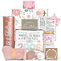 18th Birthday Gifts for Girls, Gifts for 18 Year Old Girl, 18th Birthday Gift Ideas, 10 Pieces Unique 18th Birthday Gifts for Daughter, Niece, Granddaughter, Cool 18 18th Birthday Gifts, 18 & Fabulous