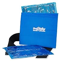 Soft Gel Hip Ice Wrap & Extra Reusable Ice Pack Bundle