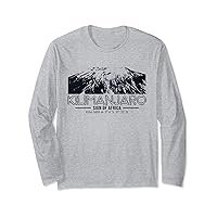Kilimanjaro Kilimanjaro Kibo Africa Mountaineering Adventure Long Sleeve T-Shirt