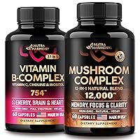 NUTRAHARMONY Mushroom Complex & Vitamin B Complex Capsules