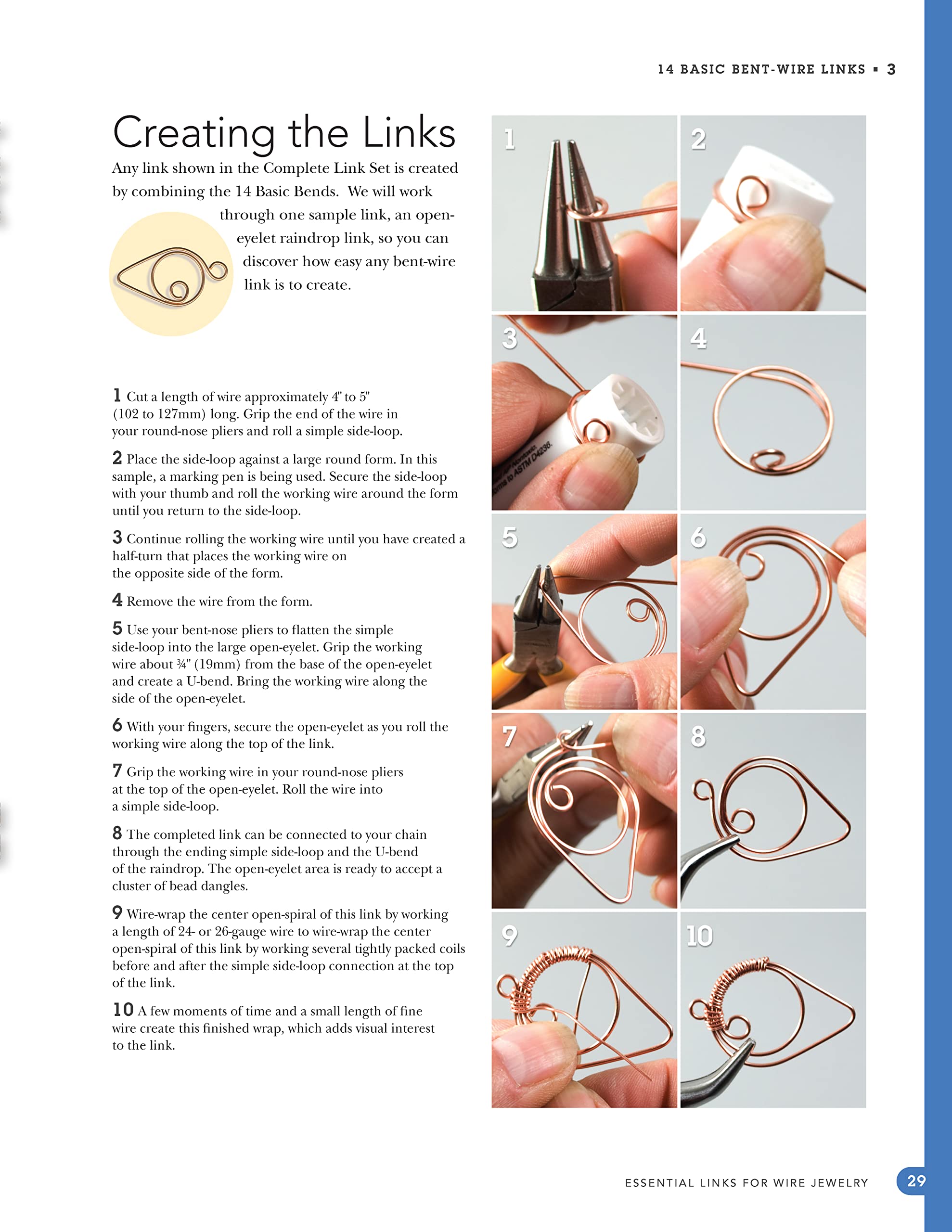 Essential Links for Wire Jewelry, 3rd Edition: The Ultimate Reference Guide to Creating More Than 300 Intermediate-Level Wire Jewelry Links (Fox Chapel Publishing) 14 Projects and Step-by-Step