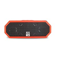 Altec Lansing Jacket H2O 2 - Waterproof Bluetooth Speaker with 3.5mm Aux Port, IP67 Certified & Floats in Water, Compact & Portable Speaker for Travel & Outdoor Use, 8 Hour Playtime,Deep Red