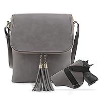 JESSIE & JAMES Cheyanne Concealed Carry Crossbody Bag with Lock and Key