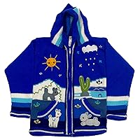 Toddler Kids Boys Girls Knitted Sweater Long Sleeve Hoodie Unique Designs