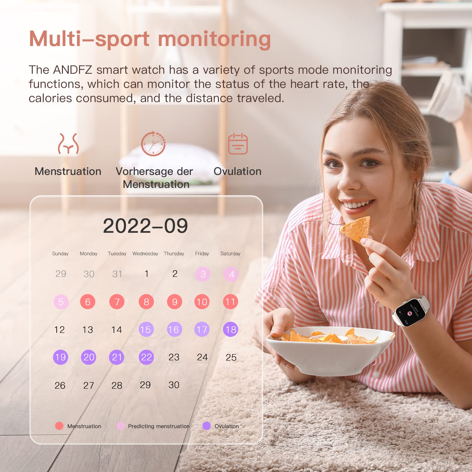 Smart Watch (Receive & Dial), 2023 Newest 1.85