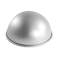 Fat Daddio's PHA-9 Anodized Aluminum Hemisphere Pan, 9 x 4 Inch, Silver