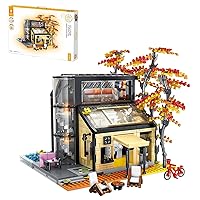 Oichy Villa Building Blocks Set, House Building Kit 3 Levels Villa Model Building Blocks Toy for Teens and Adults, Collectible Display Toy Building Set 2008PCS