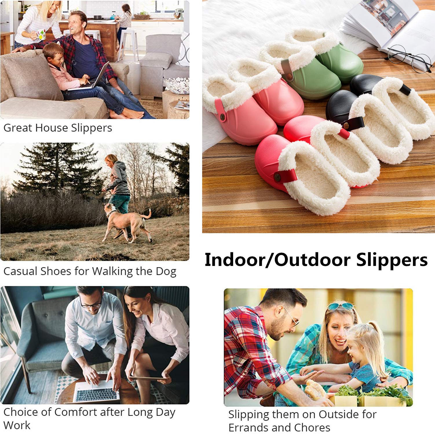 Down Cloth Cotton Slippers Women Winter Couples Indoor Outdoor Waterproof  Warm Plush Home Wrapped Heel Shoes Men Fluffy - China Winter Shoes and Slippers  Sandals price | Made-in-China.com