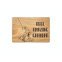 Reel Amazing Grandpa | Wood Card | Father's Day | Dad Birthday Gift | Grandfather | Fishing