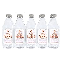 Acqua Panna Natural Spring Water, 16.9 Fl Oz (Pack of 15) Plastic Water Bottles