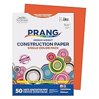 Prang (Formerly SunWorks) Construction Paper, Orange, 9