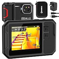KAIWEETS Touch-Screen Thermal Imaging Camera with Wi-Fi, 256x192 Resolution, -4~1022℉, 5MP Infrared Camera Supports PIP/IR/VL/MIF Four Modes, 25Hz Frame Rate Thermal Camera with Laser Distance Measure