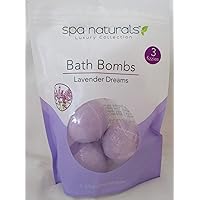 Spa Naturals Bath Bombs Lavender 3pk