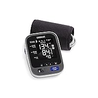 10 Series Upper Arm Blood Pressure Monitor; 2-User, 200-Reading Memory, Backlit Display, TruRead Technology, BP Indicator LEDs by Omron