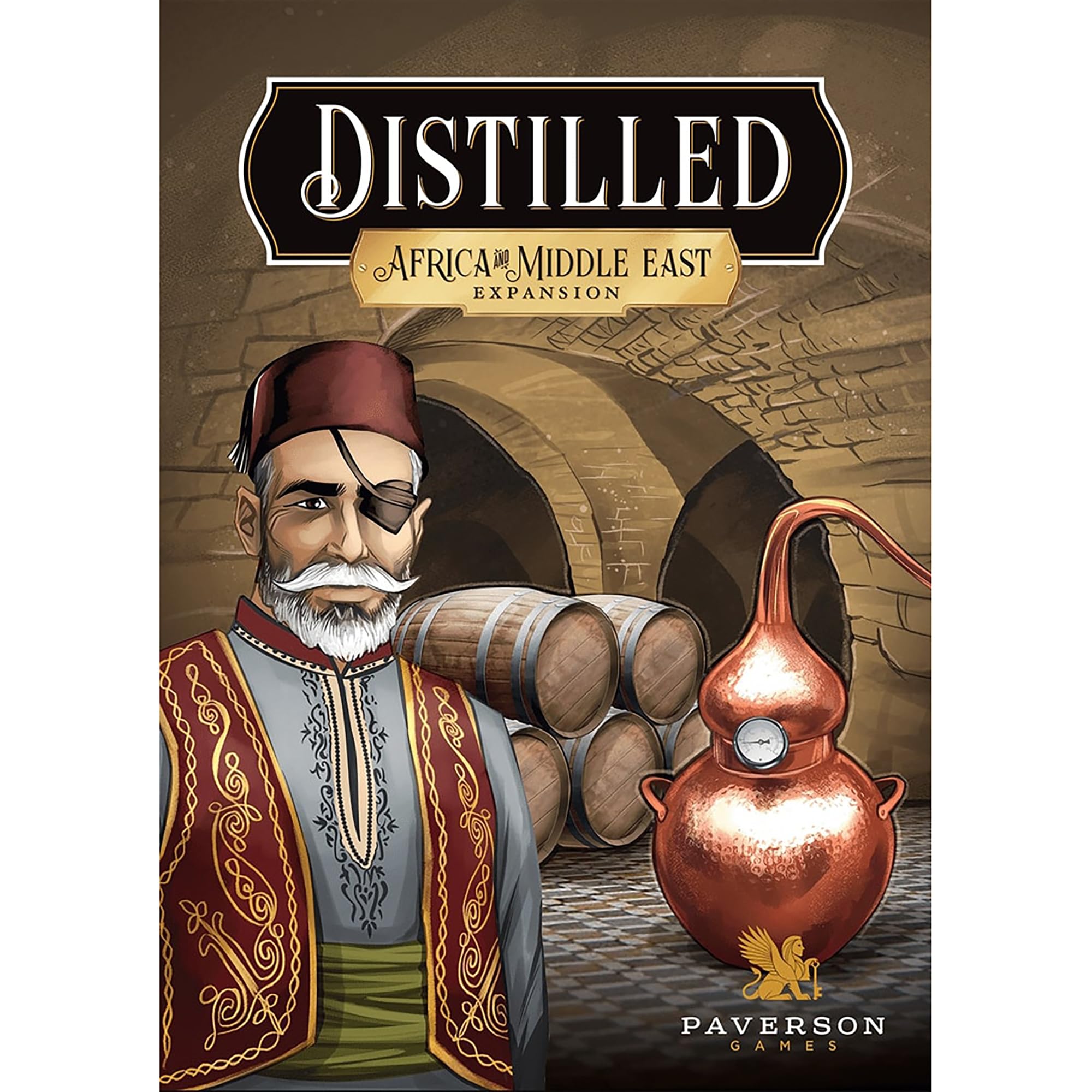 Paverson Games: Distilled: Africa & Middle East Expansion - Thematic Strategy Card Game, Crafting Spirits Board Game, Ages 14+, 1-5 Players, 60+ Mins