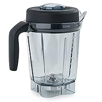 64 oz Replacement Container Pitcher Jar w/Lid and Blade for Vitamix Blenders (Low-Profile)