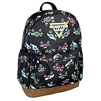 INTIMO Monster Jam Trucks Dragon Zombie Grave Digger Megalodon All Over Print Backpack