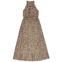 INC International Concepts Cheetah-Print Maxi Dress Classic Cheetah Small