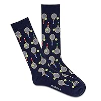 K. Bell Mens Racket Repeat Crew Socks