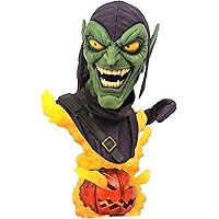 Diamond Select Toys Marvel's Green Goblin Legends in 3-Dimensions 1:2 Scale Bust, Multicolor