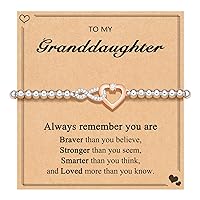 PINKDODO Grandma Gifts, Mother Daughter Gifts, Valentine's Day Mother's Day Christmas Gifts for Grandma Granddaughter Mom Daughter Bracelet