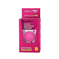 Instant Soothing 1000 Roses Rosewater Face Mask Pod, Single Face Mask, 6 Count(Pack of 1)