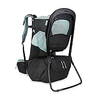 Thule Sapling Child Carrier Backpack - Machine Washable Seat - Self-Standing Frame - Adjustable Padded Straps for Parents - Ergonomic seat with Under-Leg Support for Child - UPF 50 Sunshade