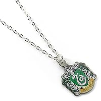 Harry Potter Official Slytherin Crest Necklace by The Carat Shop