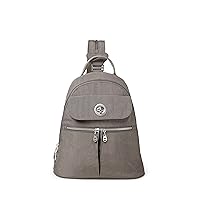 Baggallini womens Naples Convertible Backpack, Sterling Shimmer, One Size US