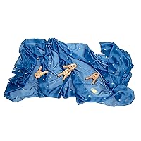 Sarah's Silks Giant Starry Night Playsilk + 4 Wooden Play Clips