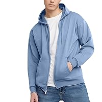 mens Ecosmart Fleece Full-zip Hoodie, Zip-up Hooded Sweatshirt