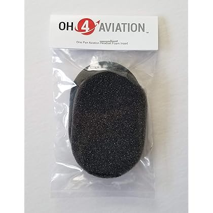 Aviation Headset Replacement Part Foam Insert (David Clark Models)