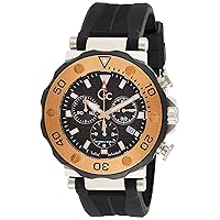 GC Watches divercode Mens Analog Quartz Watch with Rubber Bracelet Y63003G2MF