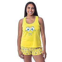 Nickelodeon SpongeBob SquarePants Womens' Faces Tank Pajama Short Set