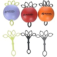 Physical Therapy Hand Exerciser (Colours May Vary), 9 Piece Set
