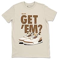 3 Palomino Design Printed Did You Get 'Em Sneaker Matching T-Shirt