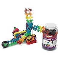 STEAM Inventor Rainbow Colors. Building Blocks for Creative Minds. Kids Boys Girls Age 6 and up. Construction Blocks That Move with Patented snap and Lock Hinge Technology.