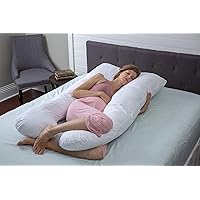 AllerEase 100% Cotton Pregnancy Pillow, 61