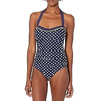 Nautica Women's Bandeau Halter One Piece