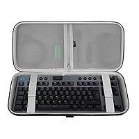 GEEKRIA Tenkeyless Keyboard Case, Hard Shell Travel Carrying Bag for TKL 80% Compact 87 Key Computer Mechanical Gaming Keyboard, Compatible with Logitech G915 TKL, G PRO Keyboard, G PRO X TKL