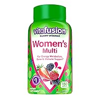 Vitafusion Women's Multivitamin Gummies, Berry Flavored Womens Daily Multivitamins, 150 Count