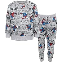 Marvel Spider-Man French Terry Sweatshirt and Jogger Pants Set Toddler to Big Kid