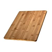 CBV115 15 X 12 Valencia Brown Eco-Friendly Bamboo Wood Cutting Board for Kitchen | Chopping Board | Carving/Slicing Vegetables, Meat, Fruits | 100% Organic & Safe Wood