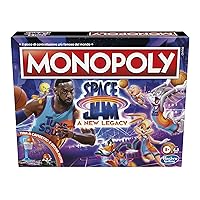 Monopoly: Space Jam: A New Legacy Edition Family Board Game, Lebron James Space Jam 2 Game, for Children Aged 8 and Up