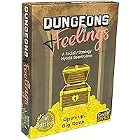 Dungeons and Feelings Board Game | Social and Strategy Hybrid Board Game | Ice Breaker | Story Telling | Question Game | RPG | Adventure | 1st Edition