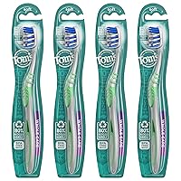 Tom's of Maine Whole Care Toothbrush, Soft, 4-Pack