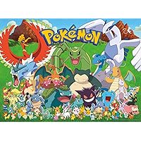 Buffalo Games - Pokemon - Fan Favorites - 100 Piece Jigsaw Puzzle for Families Challenging Puzzle Perfect for Family Time - 100 Piece Finished Size is 15.00 x 11.00