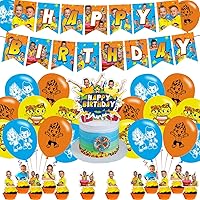 𝓥𝓵𝓪𝓭 and 𝓝𝓲𝓴𝓲 Birthday Decoration,𝓥𝓵𝓪𝓭 and 𝓝𝓲𝓴𝓲 Party Decorations Include Banner,Cake Toppers and Ballons for 𝓥𝓵𝓪𝓭 and 𝓝𝓲𝓴𝓲 Themed Birthday Supplies